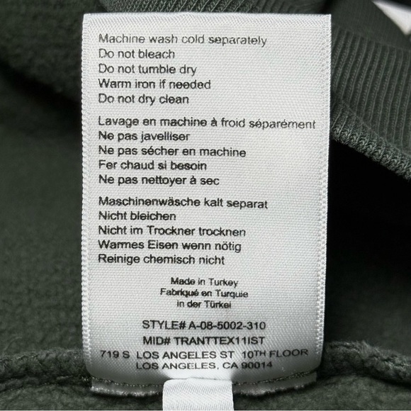 Anine Bing Tiger Sweatshirt in Forest Green - Picture 7 of 7